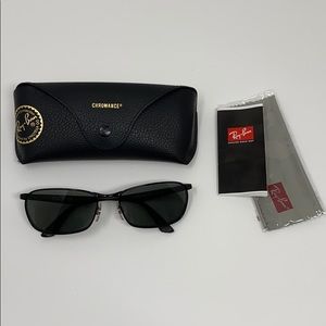 LikeNew Ray-Ban RB3534 gunmetal vintage sunglasses